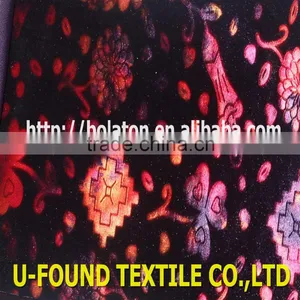 95% POLYESTER 5% SPANDEX NEW KOREA KS 3D COLOUR EMBOSS VELVET ,POLYESTER STRECH VELVET FABRIC MADE IN CHINA thumbnail-6