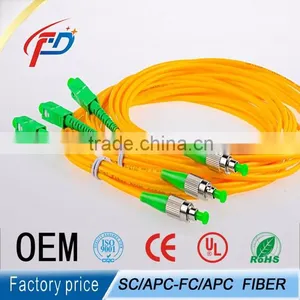 Duplex E2000/APC-SC/APC Fiber Optic Cable Patch Cord thumbnail-5