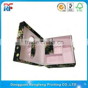 Custom Make High Quality Suede Jewelry Boxes thumbnail-1