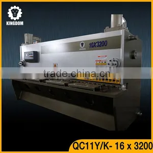 QC11Y/K-16X3200 Hydraulic Guillotine Shearing Machine thumbnail-1