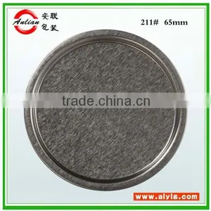 Silver Aluminum or Tin High Quality Can Bottom Lid for Dry Powder thumbnail-1