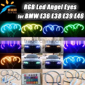 Color Changing Angel Eyes for Bmw E36,E38,E39, E46, High Quality RGN Angel Eyes With Projector thumbnail-1