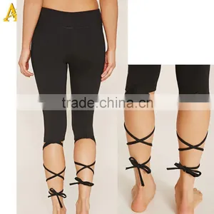 Ladie's Fitness Nylon Spandex Yoga Pants Fit for Gym and Sports thumbnail-2