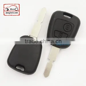 Good Price Peuguot Key Shell for 406 Blank 2 Button no Logo Car Key Peugeot Romote Key Case thumbnail-2