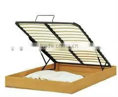 Wooden Slat Wrought Iron Air Pressure Bed thumbnail-1