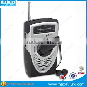 Hand Wind Dynamo Powered AM FM Scan Digital Radio thumbnail-1