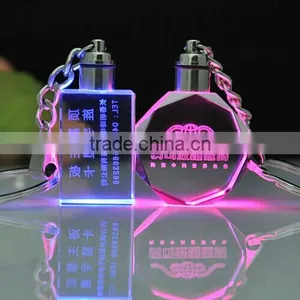 3D Laser Crystal Keychain thumbnail-3