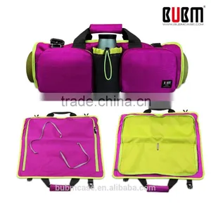 BUBM 2016 Innovation Product Foldable Colorful Custom Logo Softextile Yoga Mat Bag thumbnail-1