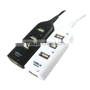 New Wholesale High Speed Mini 4 Port USB 2.0 Hub USB Port For Laptop PC Computer Laptop Peripherals Accessories thumbnail-1