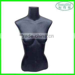 Black White Female Torso Body Mannequin Form - Great For Small And Medium Sizes thumbnail-1