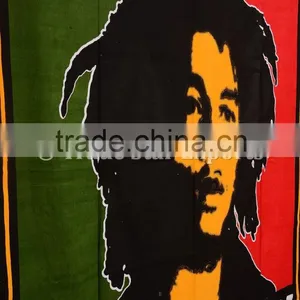Wholesale Bob Marley Tapestry Indian Wall Hanging Hippie Tapestries Cotton Bedspread Boho Picnic Throw thumbnail-2