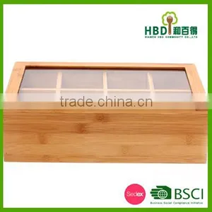 High Quality Hot Selling Bamboo Tea Box,tea Bag Box ,wood Tea Box thumbnail-5