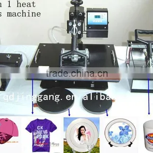 5 in 1 T-shirt Heat Press Machine & Mug/Cap Heat Transfer Printing Machine thumbnail-1