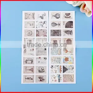 Custom Postage Stamp Design Paper Stickers Decoration Stickers thumbnail-4