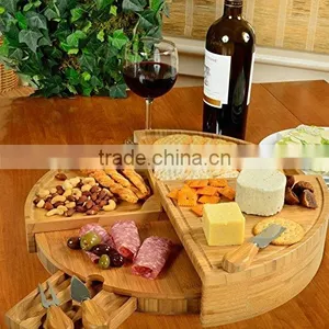Transforming Bamboo Cheese Board Set thumbnail-1