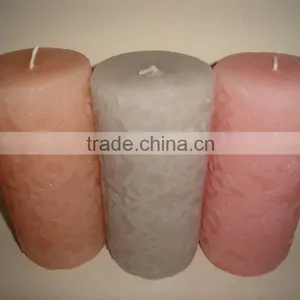 Cheap Wholesale Home Decorative High Quanlity Art Pillar Candle Wedding Candle Wax thumbnail-1