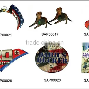 2015 Metal Crafts High-quality Nice Price Custom Company School Logo Magnetic Metal Name Badge thumbnail-1