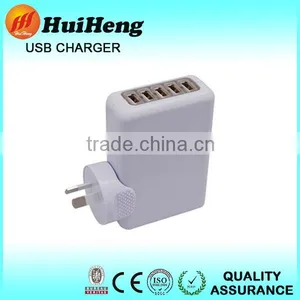 4a 5 Port Portable Usb Wall Adapter 5port Usb Charger thumbnail-1