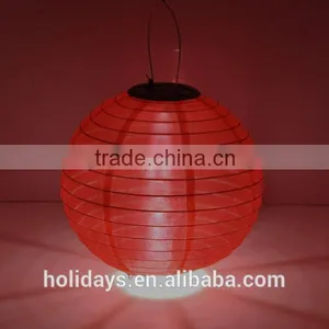10inch 25cm Plastic LED Light Solar Lantern thumbnail-4