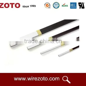 Yarn Coverd Kapton Film Sintered Aluminium Flat Wire,fiberglass Wrapped Kapton Rectangular Aluminium Wire,kapton Insulation Wire thumbnail-1