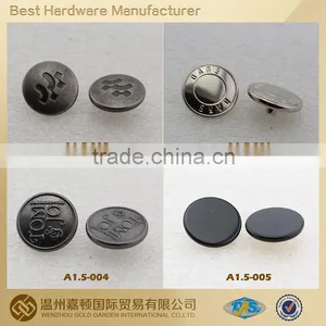 Alloy-made Snap Button Cover for Apparel/custom Snap Button Cover thumbnail-1