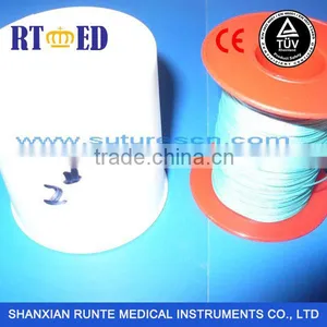 Coated Silicon Blue Polyester Suture Thread thumbnail-1