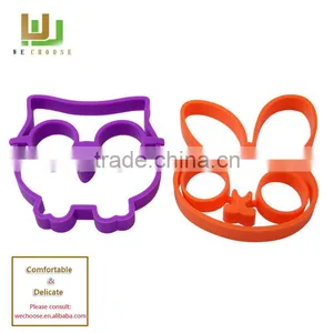 High Quality Cute Shape Silicone Fried Egg Ring Pancake Rings Egg Tart Mold thumbnail-2