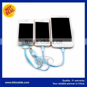 3 in 1 Usb Cable 8Pin + Micro USB + Type-C Charge Data Cable thumbnail-2