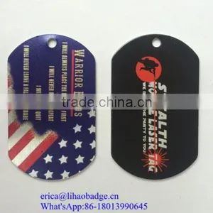 Aluminum Silkscreen Printing ID Dog Tag thumbnail-2
