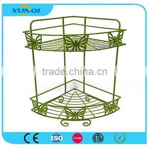 2 Tier Chrome Wire Storage Rack for Bathroom /Corner Rack/Shower Caddy/Bathroom Shelver DSCN1434 thumbnail-1