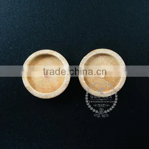 14mm Setting Size Natual Log Wood Round Bezel Pendant Setting DIY Findings Bezel Tary Supplies 1411134 thumbnail-1