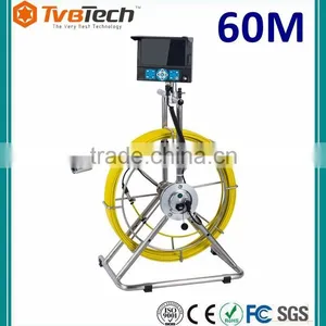 Self Leveling Drain Pipe Sewer Pipeline Wall Inspection Camera Set With Meter-counter 50M Cable thumbnail-1