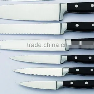 New Arrival Forged End Handle Chef Stainless Steel Kitchen Knife Set thumbnail-2