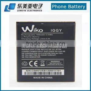 1500mah Li-ion Spice Mobile Battery for Wiko IGGY thumbnail-1