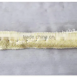 Fashion Design 1.5cm Width Tripe Lip Polyester Tape Garment Trim thumbnail-5