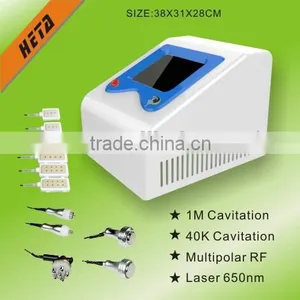 Fat Burning H-1004B 2015 Newest Cavitation Lipo Laser Slimming Machine Home Salon Ultrasound RF Machine Slimming Machine For Home Use thumbnail-1