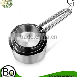 Commercial Quality Stainless Steel 4pcs Measuring Cups and Spoons Combo Set thumbnail-2