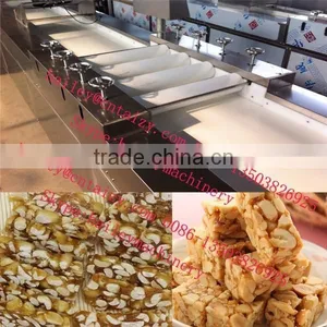 Low Price and Manufacture Peanut Brittle Bar Making Machine thumbnail-1