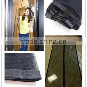 White or Black Color Magnetic Mesh Hands Free Door Screen thumbnail-4
