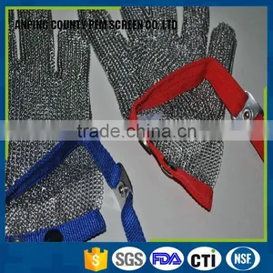Factory Price Stainless Steel Cut Resistant Safety Glove thumbnail-2