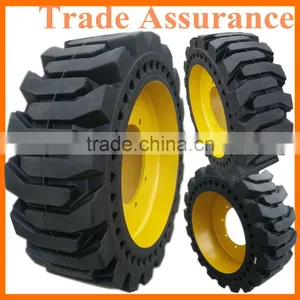 High Quality Full Size Skid Steer Wheels and Tires for Sale With 8 / 6 Bolt Pattern thumbnail-1
