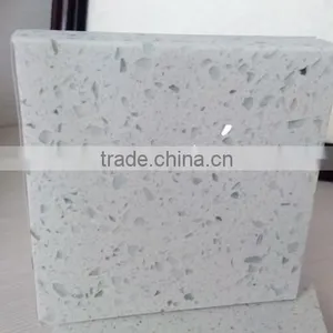 Supplier Cheaper White Mirror Fleck Quartz Stone Countertop thumbnail-4