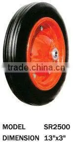 Solid Rubber Wheels for Wheelbarrow thumbnail-1