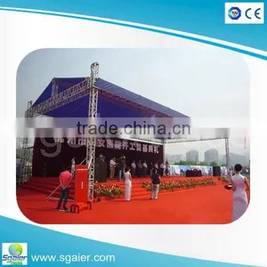 Live Concert Aluminum Pitched Roof Truss Design thumbnail-4
