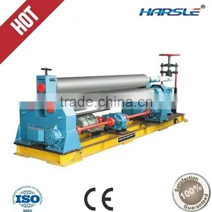 CE Certificated Electric 3-roll Symmetrical Slip Plate Rolling Machine, Roll Forming Machine thumbnail-1