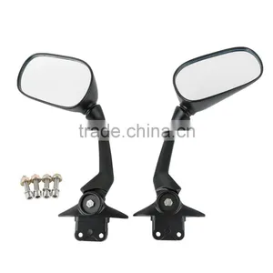 Black 10mm Rear View Side Mirror For Yamaha T-MAX 530 2012-2014 2013 Motorbike thumbnail-1