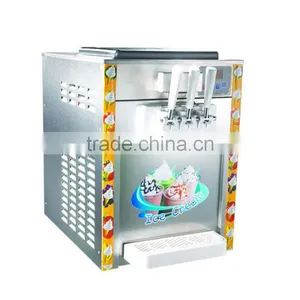 25L Commercial 3 Flavors Table Top Used Italian Soft Serve Ice Cream Machine thumbnail-3