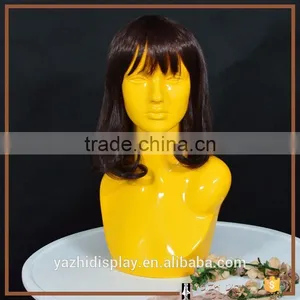 Hot Sale Fiberglass Female Mannequin Head for Wig Display thumbnail-1