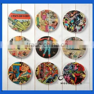 High Quality Wooden Digital Printing Water Proof Pattern Coaster Customerize Design Printing Products thumbnail-1