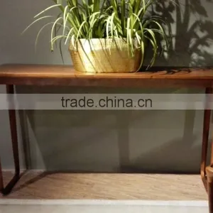 Antique Console Table Living Room Solid Walnut Wooden Console Table Classic Console Table thumbnail-1